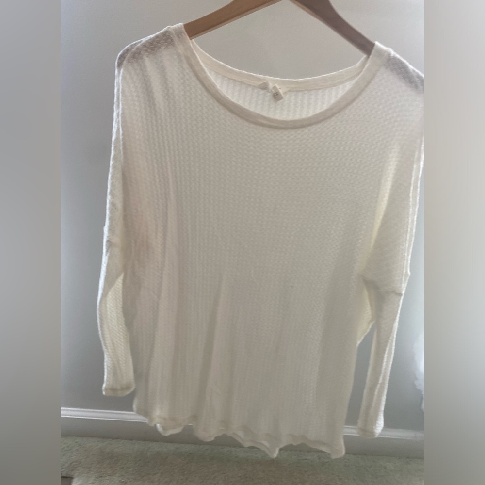 LOFT waffle knit sweater